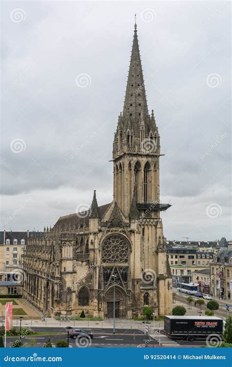 Church Of Saint Pierre In Caen Editorial Stock Image Image Of Travel