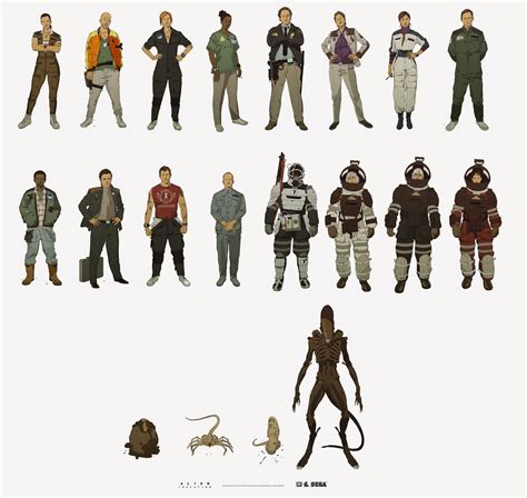 Caw Art Alienisolation Part 2 Character Concept Character Art