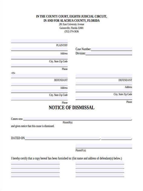 Printable Sample Letter Of Dismissal Forms And Templates Fillable