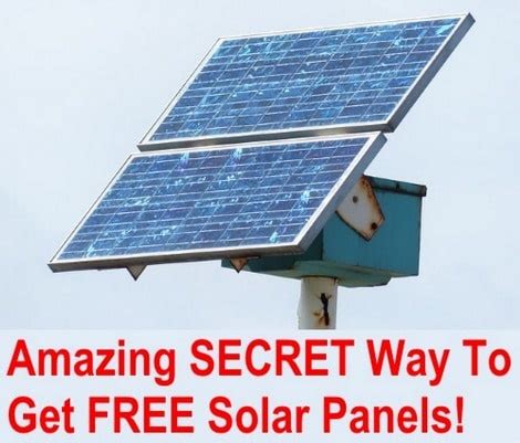 How To Get Free Solar Panels - Homestead & Survival