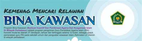 Posisi yang dibutuhkan adalah 1. Lowongan Kerja Guru Pendidikan Agama Islam (PAI) Kemenag 2019 - ZONA PENDIDIKAN