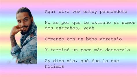 Maluma Letra No Se Me Quita Ft Ricky Martin Youtube