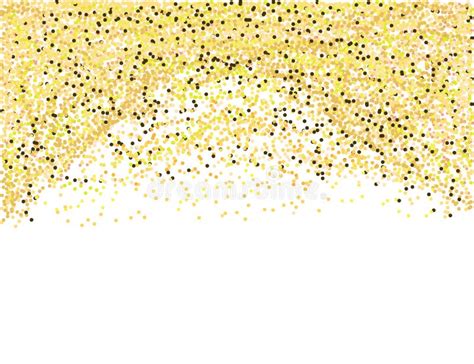 Vector Gold Glitter Background Abstract Vector Illustration Stock