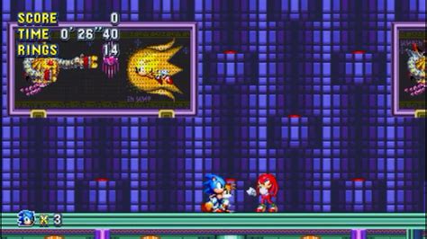 Sonic And Tails Vs Knuckles In Hidden Palace Sonic Th