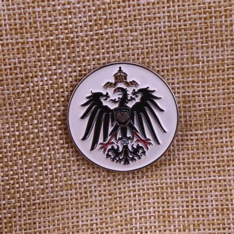 Wwii German Ww2 Preussen Kingdom Of Prussia Eagle Enamel Pin Prussian