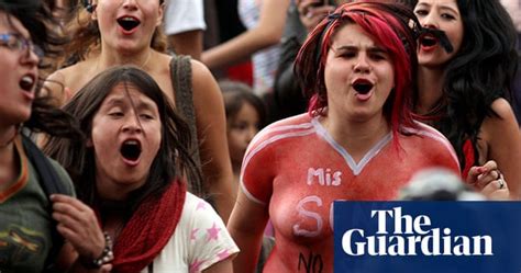 Women Protesting Around The World In Pictures World News The Guardian