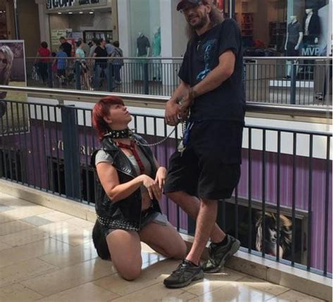 Photo Of Leashed Woman At Staten Island Mall Goes Viral