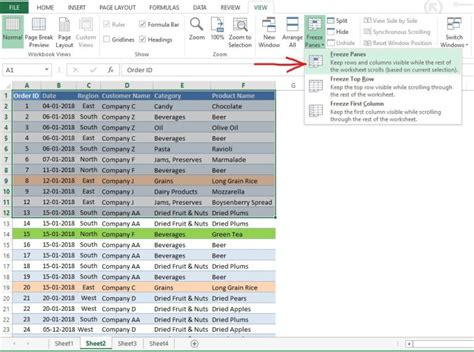 How To Pin A Row In Ms Excel Quickexcel