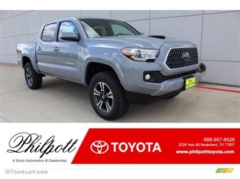 2019 Cement Gray Toyota Tacoma Trd Sport Double Cab 4x4 134337730