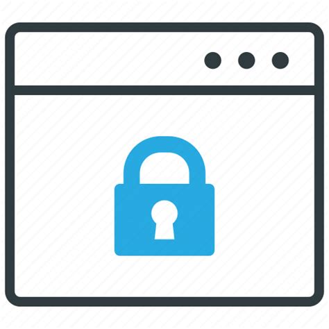 Browser Lock Security Website Icon