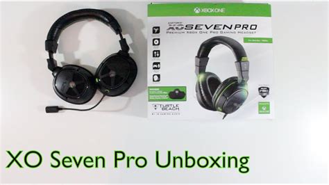 Unboxing Turtle Beach Xo Seven Pro Headset Xbox One Youtube
