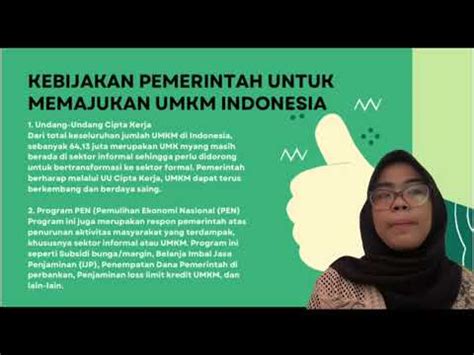 Tb Masalah Kondisi Perekonomian Di Indonesia Feb Umb Youtube
