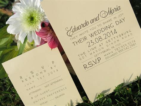 Rsvp cards, pack of 50 rsvp postcards, response cards for wedding invitations, bridal shower, baby shower, birthday party, no envelopes needed, elegant white with mailing side, 4 x 6 inches. Wedding Invitation & RSVP Card on Behance