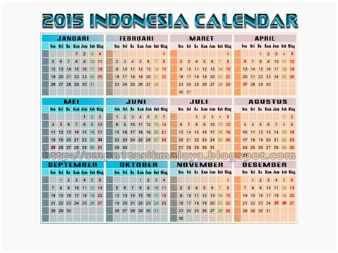 Calendar Meja 2015 Lengkap Dengan Libur Nasional 2023 Resmi Tatil