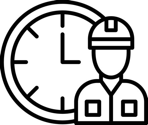 Working Hours Icon Style 5089556 Vector Art At Vecteezy