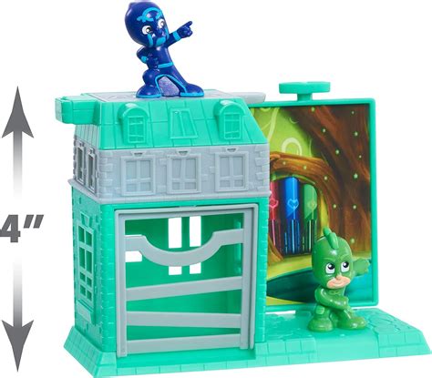 Buy Pj Masks Just Play Nighttime Micros Trap And Escape Playset Gekko Vs