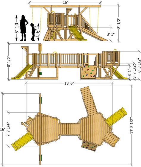 Playground Slide Dimensions Monty Ross Blog