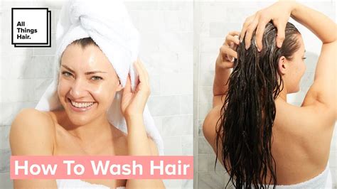 How To Wash Hair How To Shampoo Healthy Hair Routine YouTube
