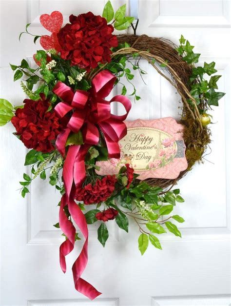 40 Best Valentine Wreath Ideas For Your Front Door Valentines Outdoor
