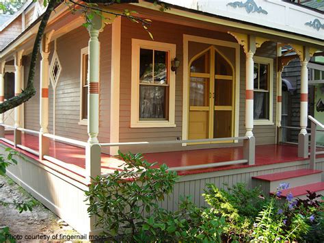 A caramel / camel tan color seems the most perfect here to draw some contrast and deal with whatever off white you actually have. Porch Floor Paint | Porch Paint | Porch Painting
