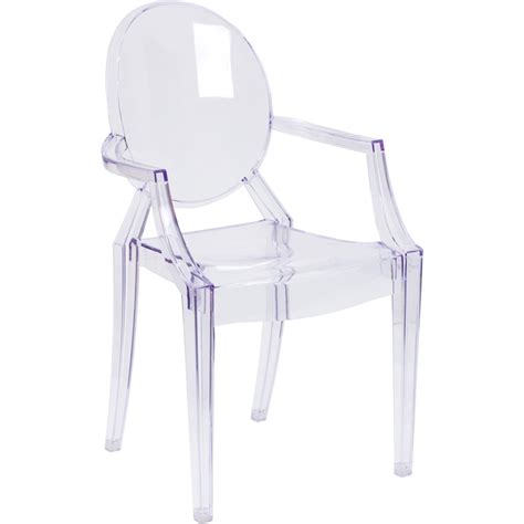 100 x 50 x 106 cm material. Ghost Chair with Arms in Transparent Crystal at ...