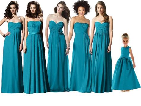 Different Style Bridesmaids Dresses