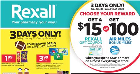 Rexall Pharma Plus Drugstore Canada New Coupon And Flyers Deals Free 15