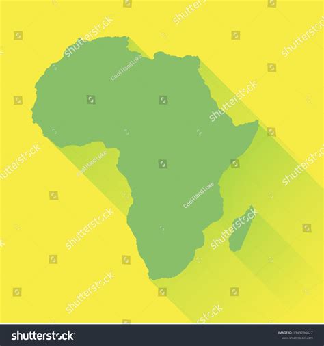 Africa Political Map Of Africa With A Stylish Royalty Free Stock