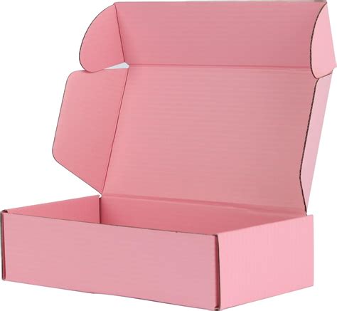 Lslpuoha Pink Shipping Boxes For Small Business 25pcspack