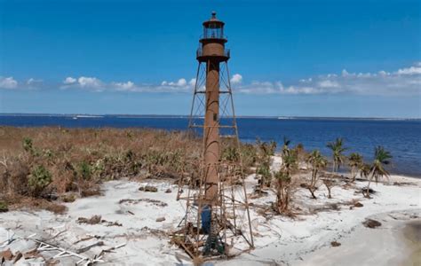 138 Year Old Sanibel Lighthouse Survives Hurricane Ian But Not