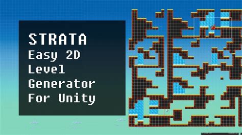 Overview Of Strata Easy 2d Level Generator For Unity Youtube
