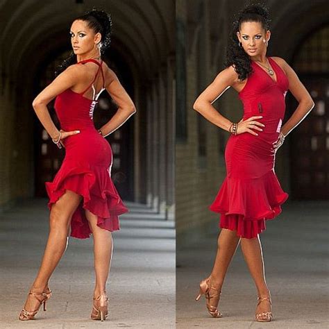 red hot latin dress salsa dress dance outfits ballroom dress