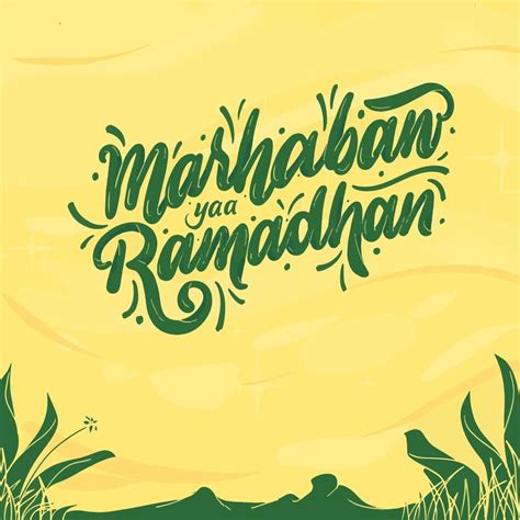 Marhaban Ya Ramadhan Design 2157671 Vector Art At Vecteezy