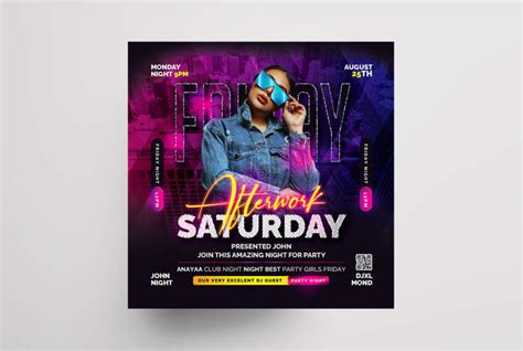 City Urban Party Free Psd Flyer Template Psdflyer