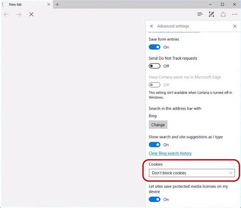 How To Enable Cookies On Microsoft Edge Enable Cookie