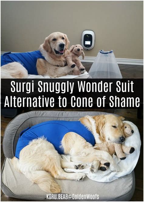 Dog cone collar alternative 6. Surgi Snuggly Wonder Suit Alternative to Cone of Shame ...