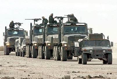 Often, a convoy is organized with armed defensive support. Defence and Freedom: The truck convoy security challenge ...