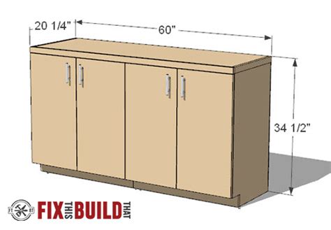 Free Plywood Garage Cabinet Plans