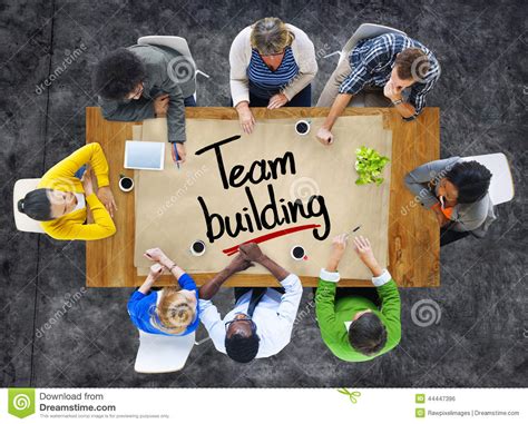 People In A Meeting And Team Building Concepts Stock Photo - Image ...