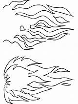 Fire Coloring Printable sketch template