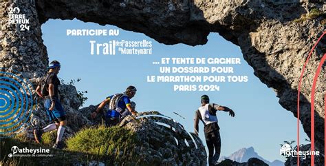 Des Dossards Pour Le Marathon Pour Tous De Paris En Matheysine Trail Des Passerelles