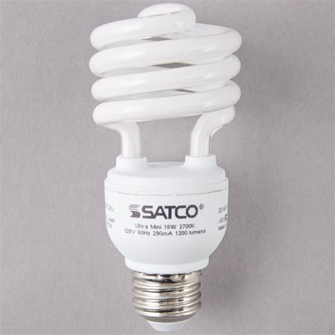 Satco S7224 18 Watt 75 Watt Equivalent Warm White Mini Spiral Compact