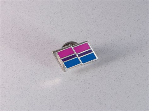 Bi Pride Pin Bisexual Pride Flag Pin Hard Enamel Bi Pride Lapel Pin
