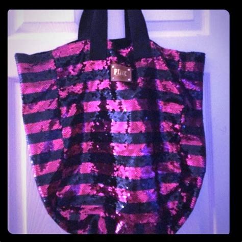 Fabulous Victorias Secret Pink Sequin Tote Bag Victoria Secret Pink