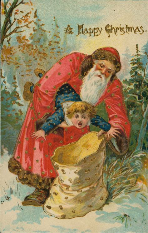 Have A Creepy Little Christmas With These Unsettling Victorian Cards