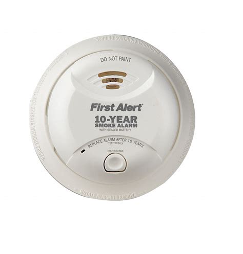The first alert brk smoke detector is wired directly into your home's electrical system. FIRST ALERT Smoke Alarm, Ionization, Lithium - 2FTP2 ...