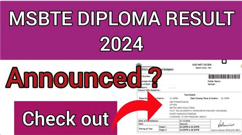 MSBTE Diploma Winter Result 2023 How To Check MSBTE Diploma Result