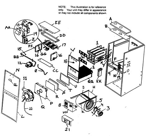 Furnace Diagram And Parts List For Model T9mpv100j20a1 Icp Parts Furnace