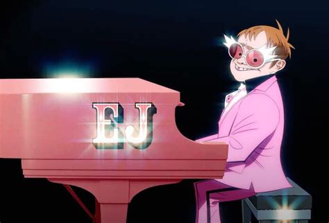Clipe Gorillaz E Elton John Se Juntam Para Parceria Em The Pink