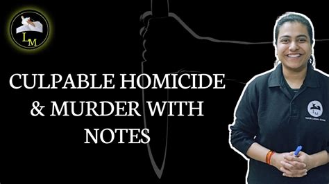 Difference Between Culpable Homicide And Murder Law Mate Youtube